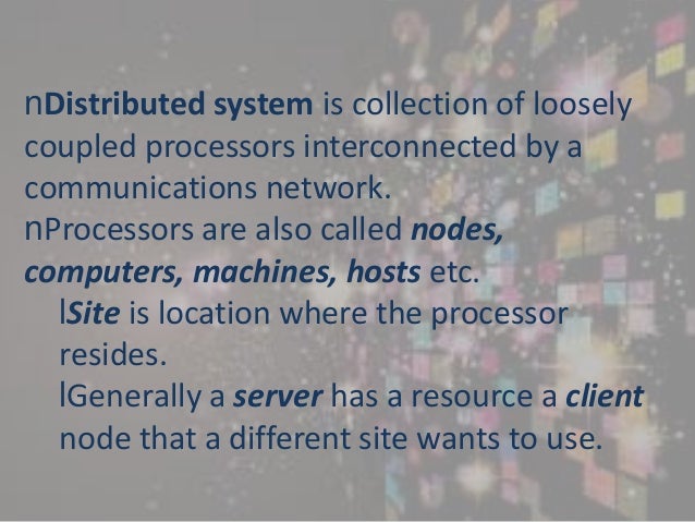 Distributed Operating Systems