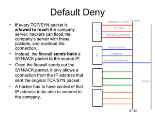 Denial of Service in cryptography and network security | PPT