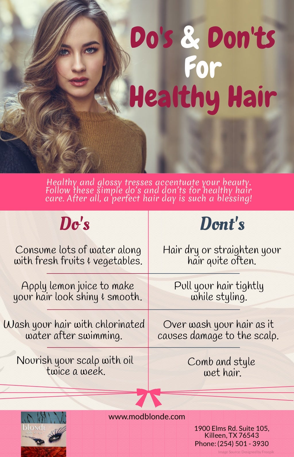 Do S Don Ts For Healthy Hair Do S Don Ts For Healthy Hair