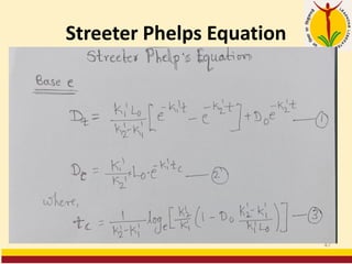 Streeter Phelps Equation
47
 