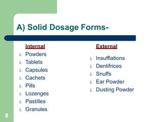 Dosage forms | PPTX