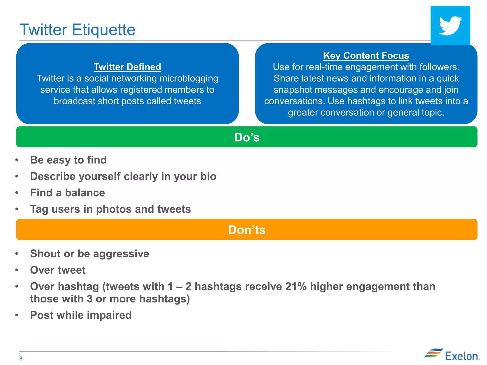 Do's and don'ts of social media | PPTX