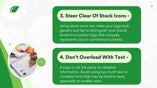 Dos And Don'ts Of Creating A Logo For Your E-Commerce Business | PDF