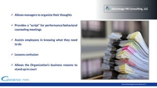 The Importance of Accurately Documenting Employee Performance and ...
