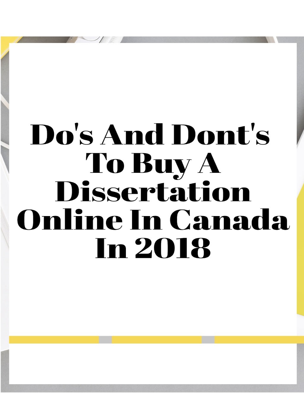 Buy Dissertation Online - Purchase a Dissertation at the Best Place