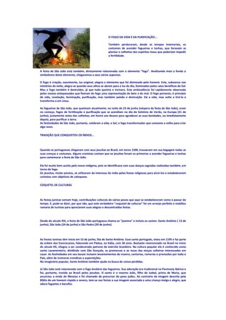 Dos Deuses PagãOs à SãO JoãO Batista