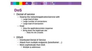 DataPower DoS/DDoS