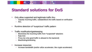 DataPower DoS/DDoS