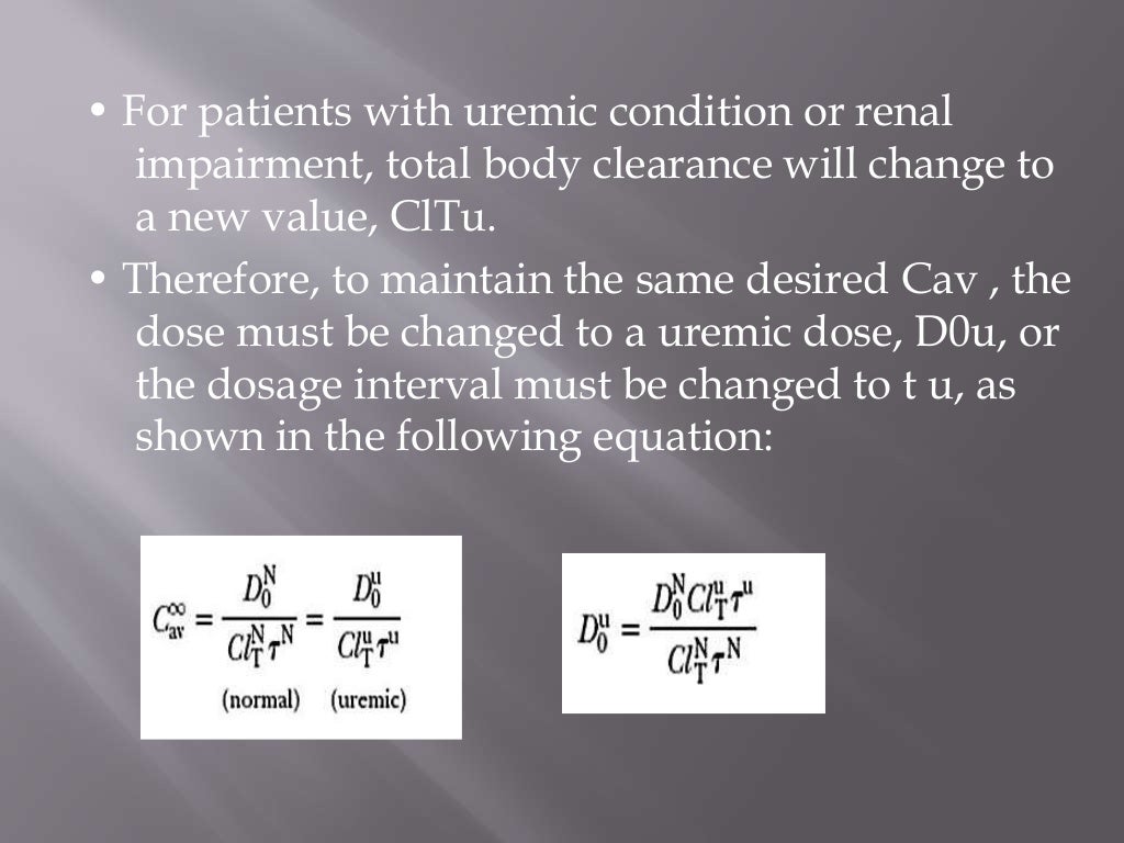 Dose Adjustment In Renal Failure dose-adjustment-in-renal-failure