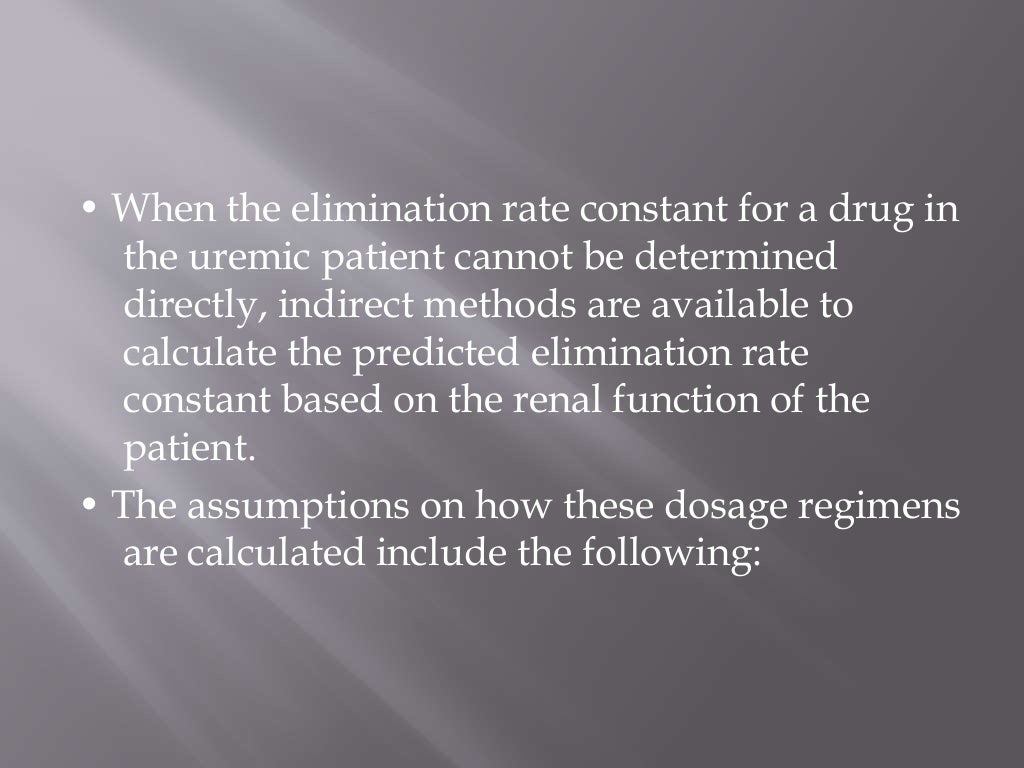 Dose Adjustment In Renal Failure dose-adjustment-in-renal-failure
