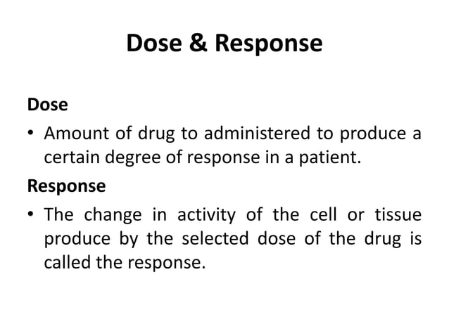Dose Response Curve | PPTX | Endocrine and Metabolic Diseases ...