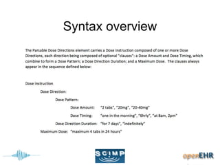 Syntax overview
 