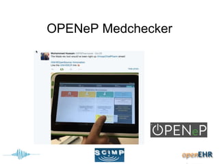 OPENeP Medchecker
 