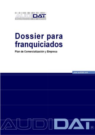 Dossier para franquiciados - Plan de comercialización y empresa