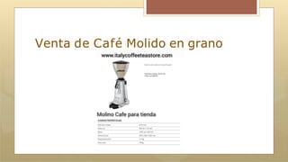 Venta de Café Molido en grano
 