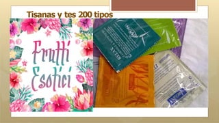 Tisanas y tes 200 tipos
 