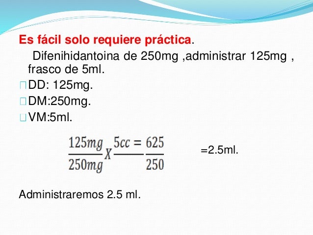 Dosificación de medicamento