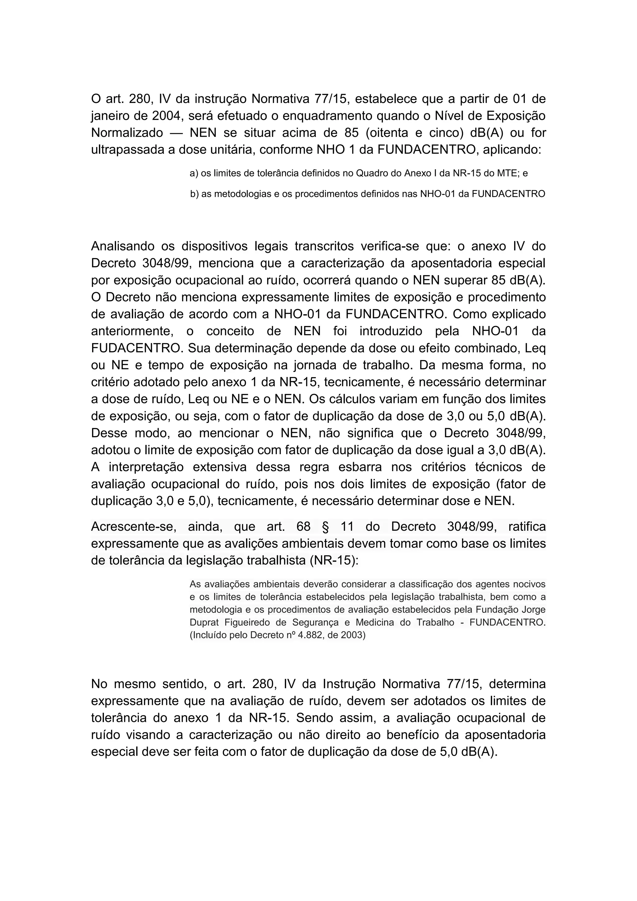Normadose Dosimetria de ruido duplicação de Dose | PDF