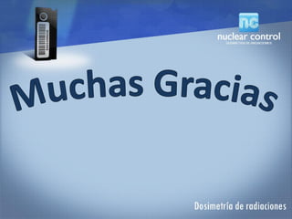 Dosimetria personal  - Gloria Cardenas