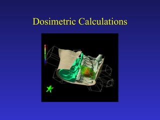 Dosimetric Calculations
 