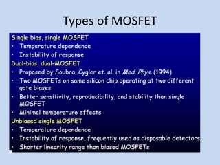 Types of MOSFET
 
