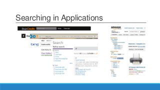 Searching in Applications
 