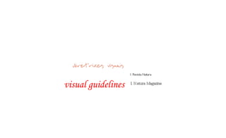 visual guidelines I. Natura Magazine 