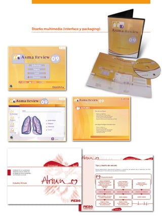 Diseño multimedia (interface y packaging):
 