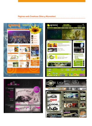 Páginas web Creativas (Sites y Microsites)
 