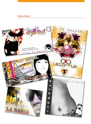 Diseño Flyers:
 