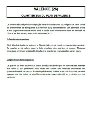 Créations de 9 nouvelles zones de sécurité prioritaires en Rhône-Alpes