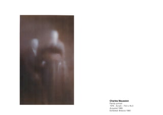 Charles Maussion!
Family portrait
1976 - Acrylic - 74,0 x 45,0
Acquired 1980
Exhibited: Briance 1980
 