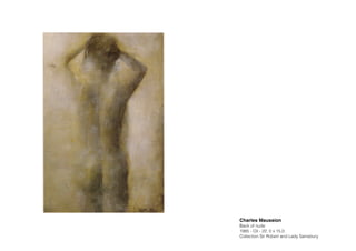 Charles Maussion!
Back of nude
1985 - Oil - 22, 0 x 15,0
Collection Sir Robert and Lady Sainsbury
 