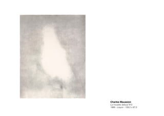 Charles Maussion!
La mouette debout Nº2
1989 - crayon - 108,0 x 87,0
 
