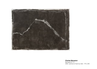 Charles Maussion!
Montagne Nº 12
2003 - peinture à l’oeuf sur toile - 170 x 240
 
