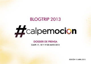 BlogTrip Costa Blanca Calpe 2013. #calpemoción