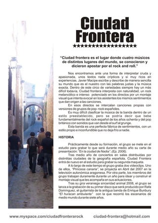 Dossier Ciudad Frontera
