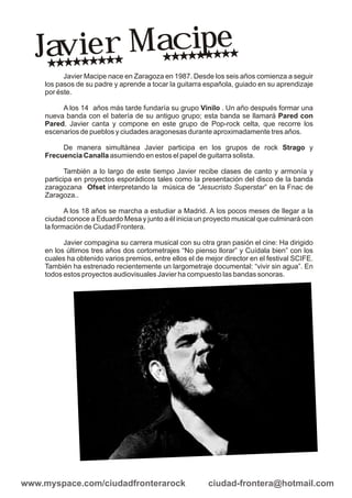 Dossier Ciudad Frontera