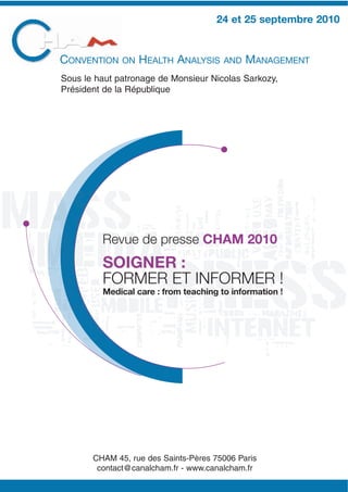 CHAM Dossier de-presse-2010