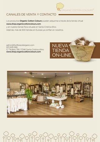 Dossier ORGANIC COTTON COLOURS - Español