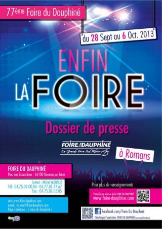 Dossier presse-2013-09-12 foire du dauphine