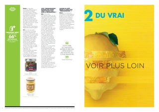 CETTE “PREMIUMISATION”
ÉVOQUÉE PAR XAVIER
TERLET TOUCHE-T-ELLE
AUSSI LA RESTAURATION ?
B.B. : « Tout à fait…
Pour reparler du goût, car c’est
de lui dont il s’agit, les restaurateurs
veillent de plus en plus à ce qu’il
soit magnifié, quitte à faire dans
la simplicité, à proposer moins
de plats pour mettre l’accent
sur une offre certes plus réduite,
mais de meilleure qualité.
Il y a d’ailleurs une tendance
mondiale à la réduction
et à la simplification des cartes
et des menus. Autre illustration
de cette “premiumisation”,
le succès de la bistronomie
bien sûr. Contraction entre
“bistrot” et “gastronomie”,
ce modèle de restauration
met l’accent sur la simplicité
et le plaisir. Un phénomène,
qui a pris naissance dans des
pays à tradition gastronomique
comme la France, l’Italie ou la
Chine, et qui s’impose partout
dans le monde.
Au départ, ce sont des étoilés
Michelin qui ont monté
des établissements plus petits
et plus intimes, avec des cartes
réduites, des cuisines ouvertes,
un service plus décontracté
et des prix plus intéressants…
pour un consommateur
en manque de temps
et en recherche d’apaisement
et de plaisirs gastronomiques,
à des tarifs abordables.
Aujourd’hui grâce
à la bistronomie, le restaurant
est décodifié, tout en revenant
à ce qui fait la force de ce
secteur depuis toujours : procurer
du plaisir au consommateur. »
L’AVENIR DU GOÛT
RÉSIDE-T-IL DANS CETTE
“PREMIUMISATION” ?
P.G.G. : « Ce n’est qu’une
des facettes de cette résurgence
du goût. Et je sais que Bernard
Boutboul et Xavier Terlet sont
d’accord avec moi là-dessus !
Le goût peut avoir n’importe
quel saveur, aspect ou intensité ;
au fond ce n’est pas ça qui compte,
mais plutôt l’engagement –
j’insiste sur ce mot “engagement”
– des professionnels de
l’agroalimentaire, pour un goût
au service du plaisir et du “bien
manger”. »
P.G.G. : « Cette offre
du snacking différente répond
certainement aux attentes
des consommateurs, désireux
de manger sainement et d’avoir
une alimentation équilibrée.
Mais dans un pays comme
la France, aux traditions
gastronomiques très ancrées,
les attentes s’avèrent beaucoup
plus fortes en termes de plaisir,
de qualité et de saveurs, comme
le révèle notre étude.
Ainsi, “Manger bien”
signifie pour 66  % des Français,
déguster des produits de qualité ! »
X.T. : « C’est sans doute
une explication à la montée
en gamme à laquelle nous
assistons en France et dans bien
d’autres pays. Le goût du produit
s’embellit, s’anoblit, se raréfie !
Concrètement, cette tendance
fait référence à des recettes
plus travaillées avec l’ajout
parfois d’un seul ingrédient
dont le goût change tout.
Comme par exemple l’huile
d’olive ou des chips à la truffe.
Ou bien un fromage au safran,
des sardines à l’huile
millésimées, etc.
Toutes les familles de produits
sont concernées, même
– et surtout – les plus basiques.
Nous sommes ici face à
ce que j’appelle une véritable
“premiumisation du quotidien”. »
TARTUFI
Noisettes craquantes à la truffe
“MANGER BIEN”
SIGNIFIE POUR
66%
DES FRANÇAIS,
déguster des produits
de qualité !
CETTE OFFRE
DU SNACKING
DIFFÉRENTE RÉPOND
CERTAINEMENT
AUX ATTENTES DES
CONSOMMATEURS
Pascale Grelot-Girard
SAFFRON CREAM
Crème au safran
DU VRAI
2
La reproduction du contenu de tout ou partie de ce document est réservée à la presse et rigoureusement soumise à copyright. XTC world innovation, KANTAR TNS et GIRA CONSEIL pour SIAL 2018.8
 