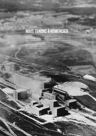 Nous tenons à remercier
Speed Burger, Sushi Shop, Funky Burger, Boulangerie de l’Hôtel
de ville, les locaux de la DJ ART SCHOOL, l’agence Conserve pour
le divertissement, EDF pour l’électricité, Etienne Ambert pour les
chocolatines le matin, Florent Jeanne pour le coca, Gilles Wayne
pour ses incroyables talents d’acteur, le poupon, Alex Fox …
Sans oublier, Camel, Marlboro, Lucky Strike, Pentax, Orange pour
la LiveBox et la poussette invisible de Sébastien.
 