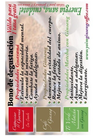 Catalogo YoimGinsnegCoffee.com