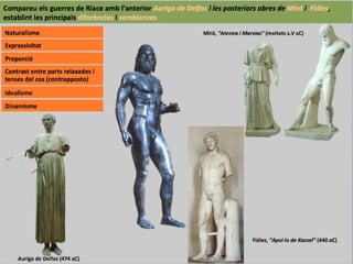 Dossier 2. escultura grega