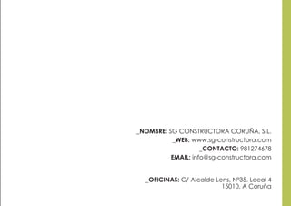 DOSSIER CORPORATIVO SG CONSTRUCTORA | PDF