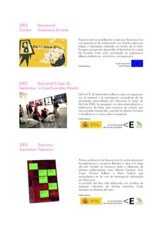 Basurama Ribbons Dossier Basurama | PDF
