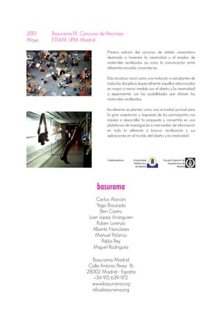 Basurama Ribbons Dossier Basurama | PDF