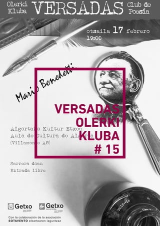VERSADAS
OLERKI
KLUBA
# 15
 
