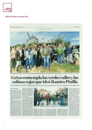 92
DEIA # 2016ko urriaren 23a
PRENTSA
ALDIZKARIA
# 20
 